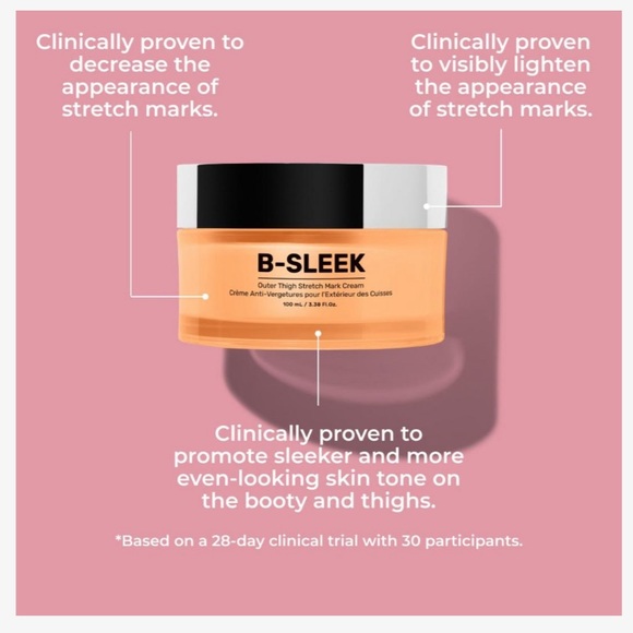 🛁 MAËLYS COSMETICS | B-SLEEK OUTER THIGH STRETCH MARK CREAM - Picture 6 of 8